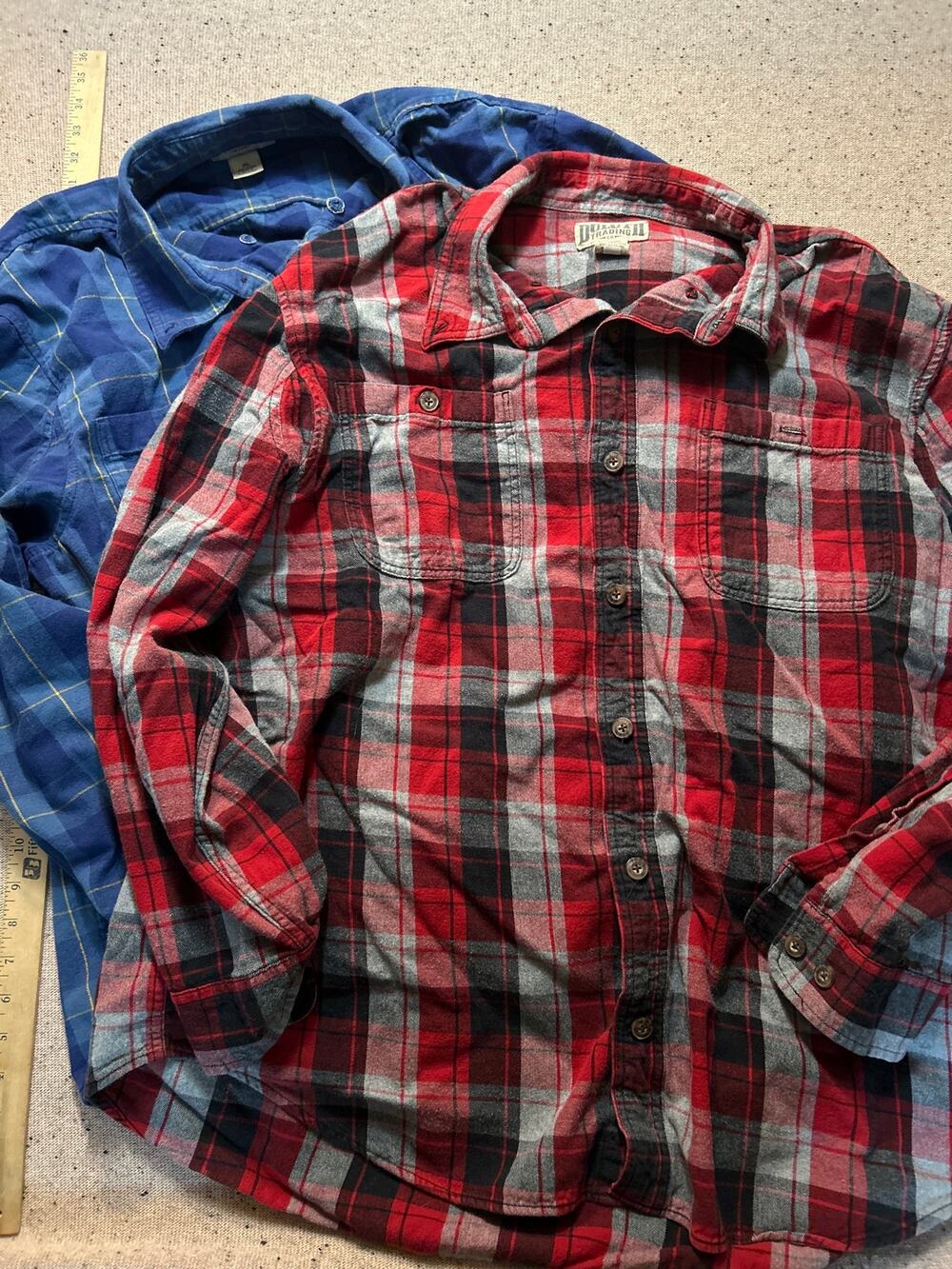Duluth Lightweight Flannel Lot of Two Men’s XL Lodge Lumberjack Cabin